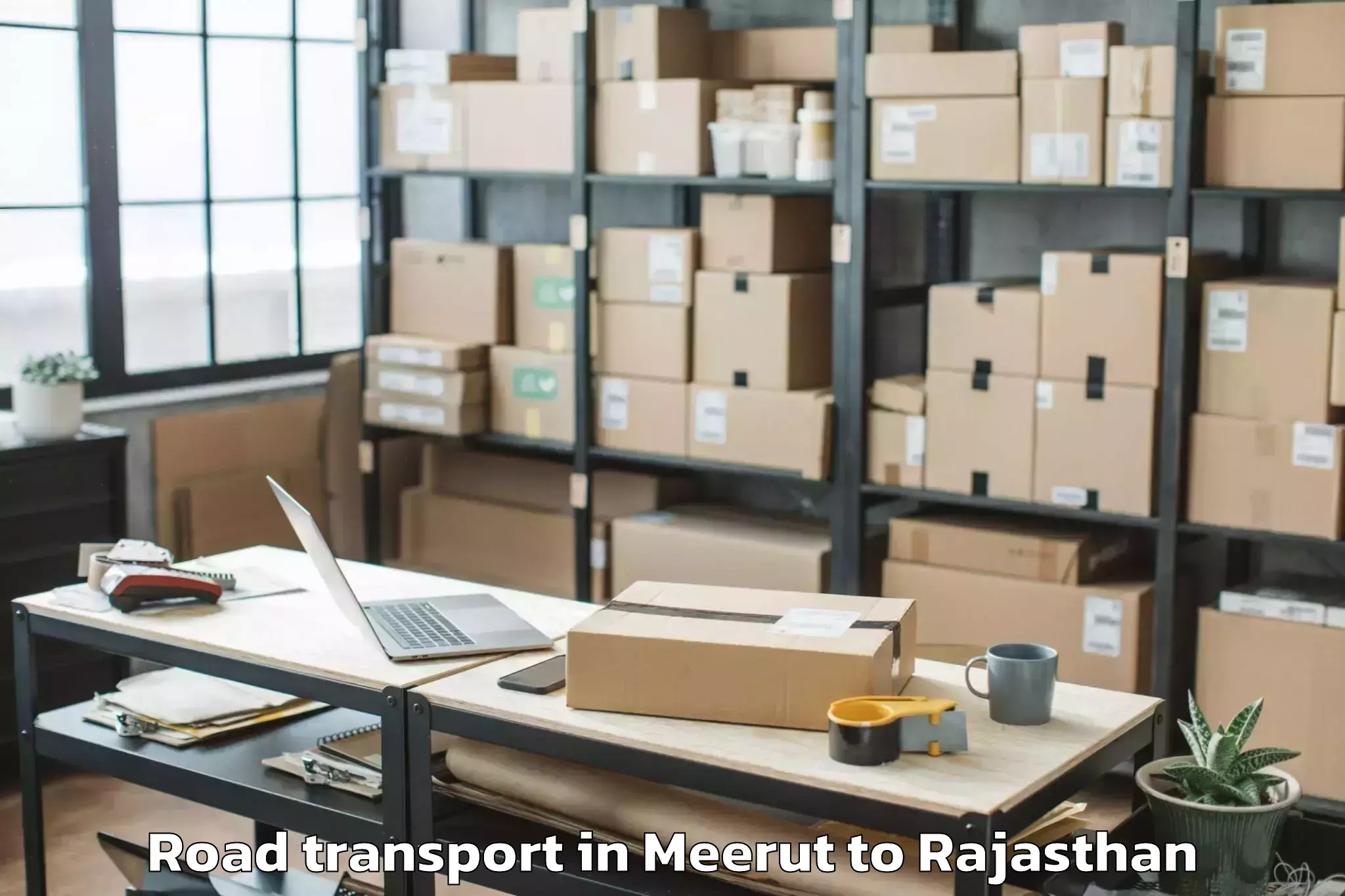 Easy Meerut to Deshnok Road Transport Booking